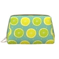 thumbnail image 1 of Yellow Lemon Makeup Bag, Leather Waterproof Travel Toiletry Bag, Large Capacity Cosmetic Bag Make up Bags Organizer fro Travel Size Toiletries Women Girls, 1 of 4