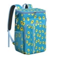 thumbnail image 1 of Yellow Lemon Pattern Backpack Cooler, Leakproof and Insulated Lunch Bag for Beach, Picnic, and Camping, 1 of 4