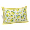 thumbnail image 1 of Yellow Lemon Pillow Covers, Linen Long Throw Pillow Case, Summer Watercolor Fruits Leaf Holiday Pillow Protector Decorative Cushion Cover for Living Room/Bedroom 20" x 30", 1 of 8