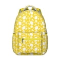 thumbnail image 1 of Yellow Lemon Students Backpack Cute Summer Fruit School Bag with Bright Fresh Flowers Design, Durable and Comfortable, 1 of 6