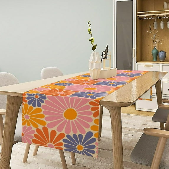 Yellow Lemon Summer Table Runner Seasonal Spring Kitchen Dining Table ration for Indoor Outdoor Home Party Wedding r