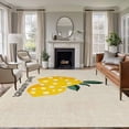 thumbnail image 1 of Yellow Lemons 5'x8' Area Rug for Living Room, Summer Botanical Farmhouse Rustic Washable Non-Slip Rugs for Bedroom Nursery Dining Room, StainResistant Low-Pile Kitchen Carpet Large Entryway Rugs, 1 of 9