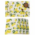 thumbnail image 1 of Yellow Lemons Placemats Set of 4, Summer Citrus Fruits Leaves Country Vintage Placemats for Dining Table, Place Mats for Kitchen Tabletop, Waterproof Wipeable Dining Table Mats Set, 1 of 9