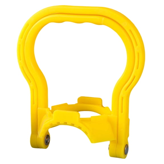 Yellow Lifter Water Bottles Implement Drinking Water With Handle Lift Heavy Bottles Easily Plastic Material 5.12X4.72 Inches For 5 Gallon Water Jugs Yellow