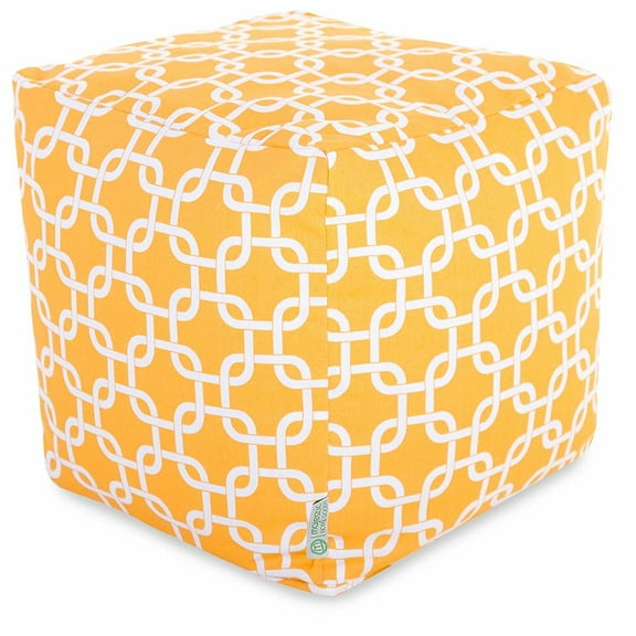 Majestic Home Goods Links Indoor/Outdoor Bean Bag Cube, Multiple Colors