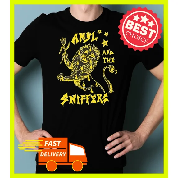 Yellow Lion Amyl And The Sniffers T-Shirt