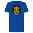 thumbnail image 1 of Yellow Lion Head T-Shirt Men -Image by Shutterstock, Male Large, 1 of 2