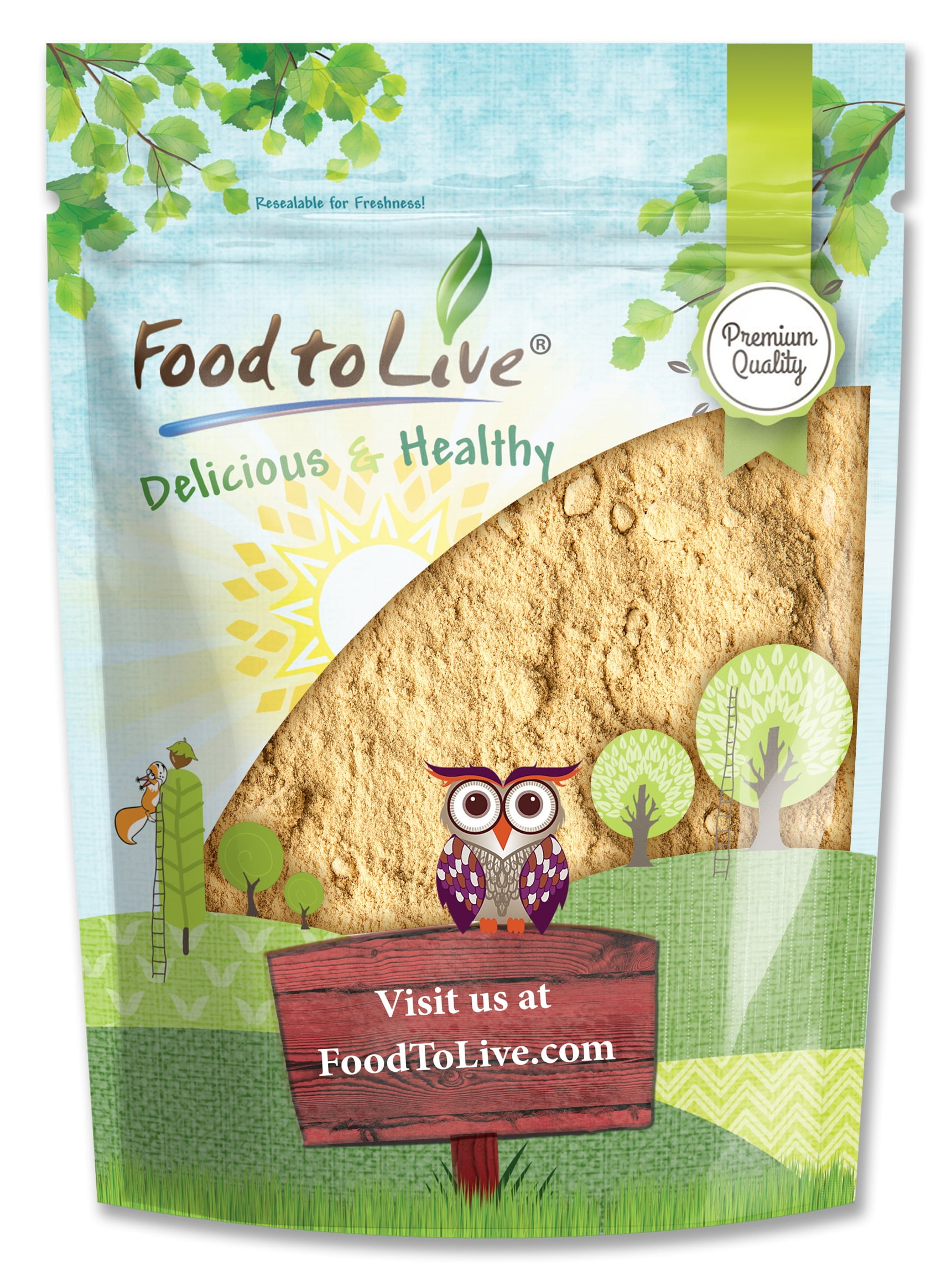 Yellow Maca Powder, 0.5 Pounds  Raw, Vegan, Kosher  by Food to Live