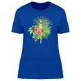 thumbnail image 1 of Yellow Macaw On Jungle Leaves Tee Women's -Image by Shutterstock, 1 of 1