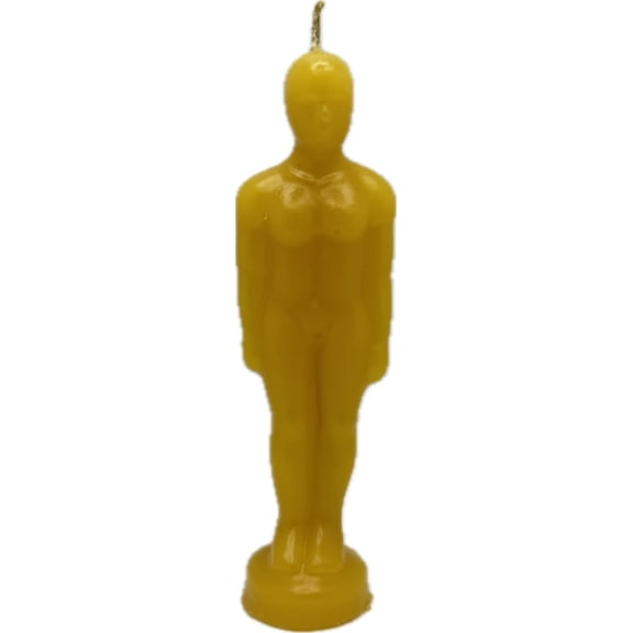 Yellow -Male Figure Image Candle -(1pc) Vela Amarilla de Imagen Hombre -Spell,Spell Work,Ritual,Magic,Esoteric