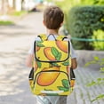 thumbnail image 1 of Yellow Mangos Backpack Big Laptop Backpack Casual Daypack Quilted Large Capacity Large Bookbags, 1 of 7