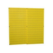 Yellow Metal Pegboard Pack - Two Pegboard Tool Boards