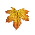 thumbnail image 1 of Yellow Metal Wall Hanging Maple Leaf Iron Art Decor Vintage Cracked Effect Garden Ornament Home Decoration Fall Autumn Seasonal Rustic Decor, 1 of 7