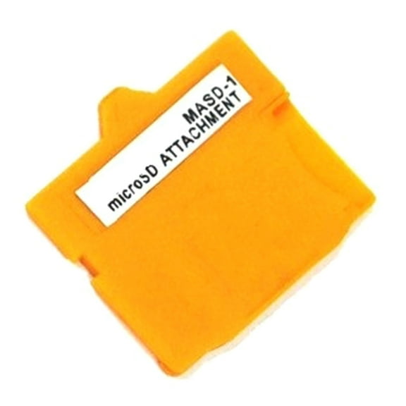 Yellow Micro-SD Attachment MASD-1 Camera TF to XD Card Insert Adapter 25x22x2mm