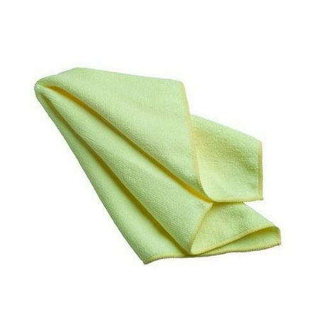 Yellow Microfiber All Purpose Bargain Towel 16X16