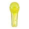 thumbnail image 1 of Yellow Microphone Shaped Squishy Toy with Glitter Filling, Single Piece, for Kids and Adults, Squeeze Toy, 1 of 3