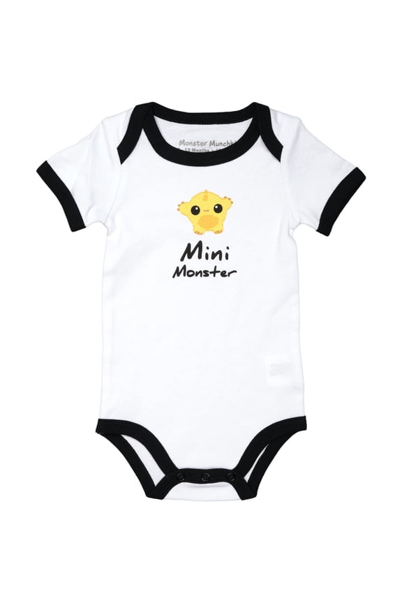 Yellow Mini Monster Bodysuit