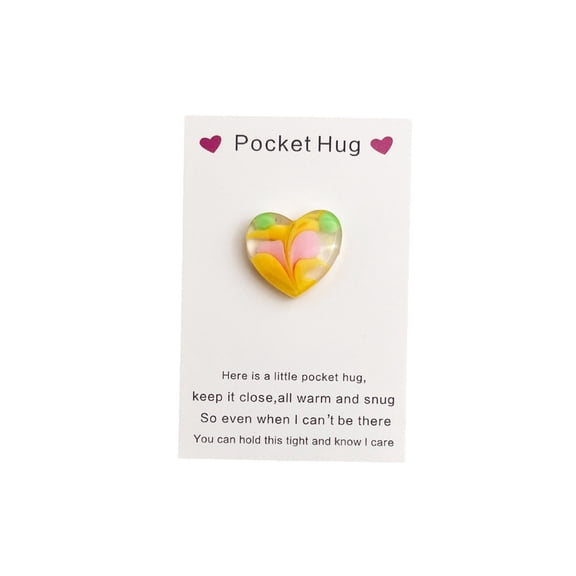 Yellow Paper Heart Shaped Card Gift Set For Birthday Celebrations And Holiday Moments Features A Thoughtful Design For Personal Messages