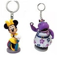 thumbnail image 1 of Yellow Minnie Railroad & Hallie Hippo Pvc Key Ring Keychain Charm Helper Pet New, 1 of 1