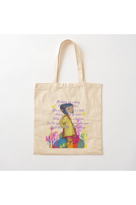 Song About Coraline Cotton Tote Bag Canvas Tote Bag, Family Gift For Mother, Her
