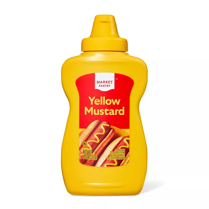 Yellow Mustard 8oz Market Pantry (Pack of 4)