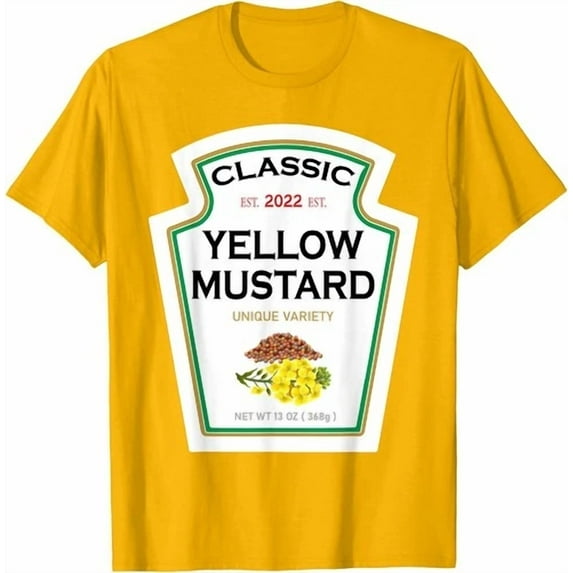 Yellow Mustard Halloween Costume Matching Group Unisex T-Shirt