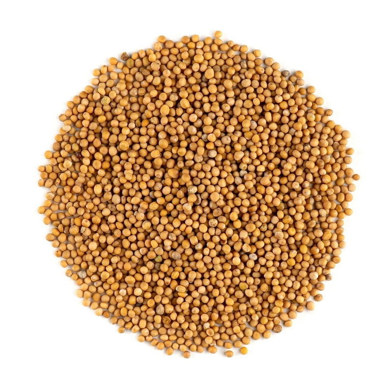 Yellow Mustard Seeds Whole - White Mustard Seed Spicy