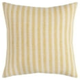 thumbnail image 1 of Yellow Natural Ticking Stripe Throw Pillow, 1 of 1