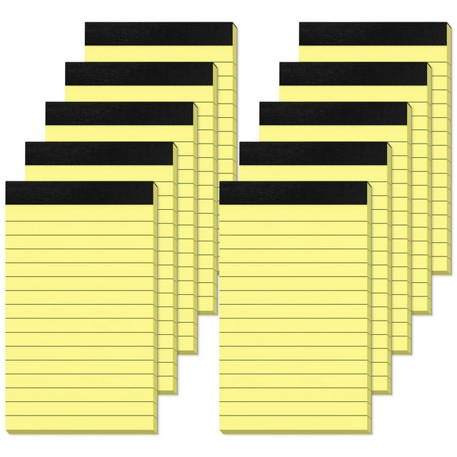 Yellow Note Pads 3x5 Small Notepads 3x5 Memo Pads Small Notebooks 3x5