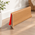 Yellow Oak 4 Inch X 20 Ft Peel And Stick Vinyl Cove Baseboard Molding ...
