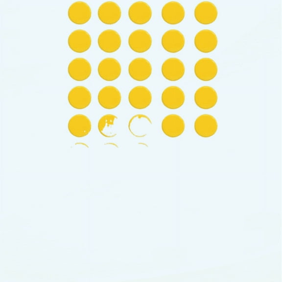 Yellow Office Magnets 50 Pack, Heavy Duty Round Refrigerator Whiteboard Locker Magnets