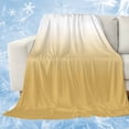 thumbnail image 1 of Yellow Ombre Cooling Blanket,Lightweight Breathable Summer Throw Blanket with Double Sided Cold Effect,White Gradient Color Modern Abstract Art Picnic Blankets Bed Sheet for Hot Sleepers 60"x80", 1 of 8