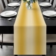 thumbnail image 1 of Yellow Ombre Table Runner 60 Inches Long, Modern Abstract Art Farmhouse Gradient Kitchen Coffee Dining Table Decoration for Home Party Birthday Wedding Home Decor 13x60 Inches, 1 of 8