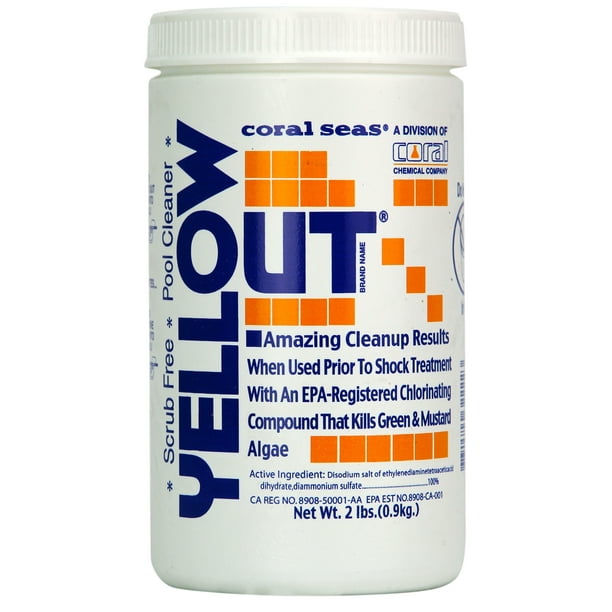 Yellow Out Swimming Pool Algae Shock Treatment Water Clarifier 2 lb