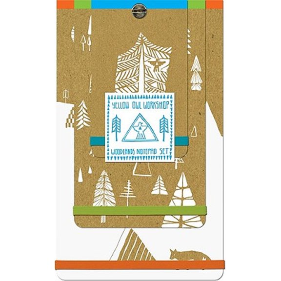 Pre-Owned Yellow Owl Woodlands Notepad Set (Paperback 9780811870429) by Yellow Owl Workshop