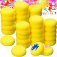 thumbnail image 1 of Yellow Painting Sponge,3In Watercolor Synthetic Sponge Artist Sponge Round Sponges for Watercolor,Crafts,Pottery(60 Pcs), 1 of 7