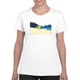 thumbnail image 1 of Yellow Parasol At Beach T-Shirt Women -Wilfred Hildonen Designs, Female Medium, 1 of 4
