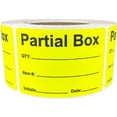 thumbnail image 1 of Yellow Partial Box Labels With Details 500 labels 2.5 x 3.5 Inches Rounded Corners, 1 of 3