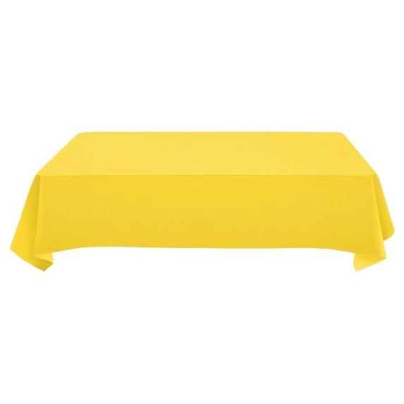 Yellow Party Supplies Set, 98 Pieces Heavy Duty Disposable Paper Plates Cups Napkins and Tablecloth for Summer Sunshine Picnic Birthday Party Decorations, Serves 24, h