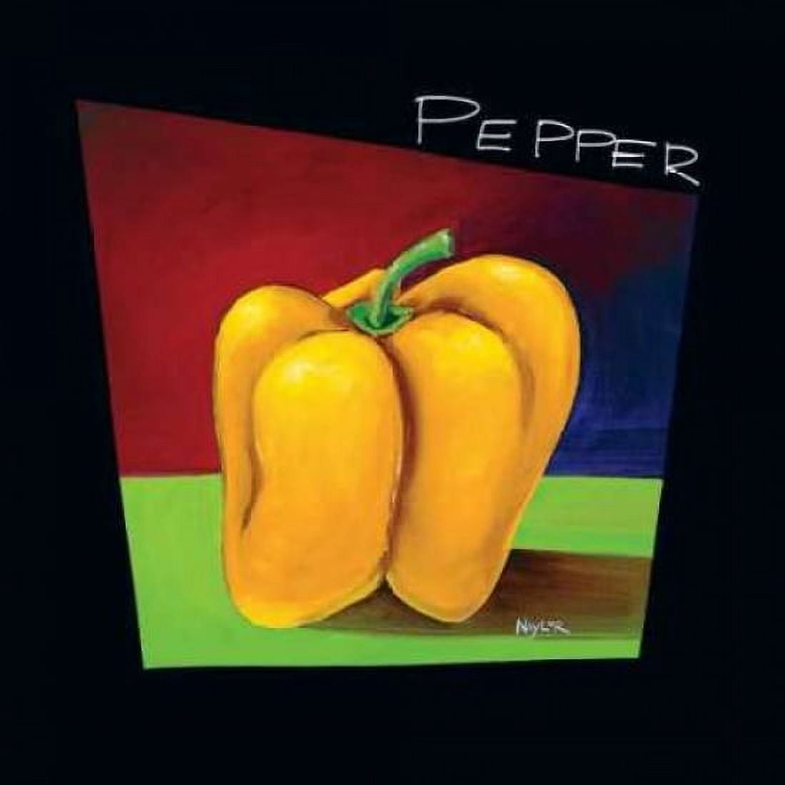 Yellow Pepper Canvas Art - Mary Naylor (24 x 24)