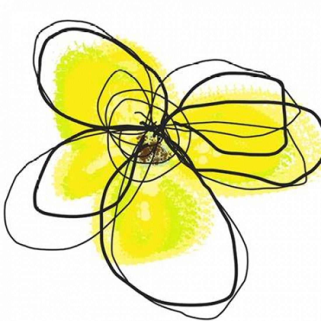 Yellow Petals Two Canvas Art - Jan Weiss (24 x 24)