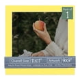 thumbnail image 1 of Yellow Picture Frame Mat for 11x11 Frames - Fits 9x9 Photos - 1 Mat, 1 of 7