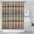 thumbnail image 1 of Yellow and Pink Geometric Boho Pattern Shower Curtain 72"x84" ,Bathroom Decorative Shower Curtains Set with 12 Hooks,Modern Waterproof Washable Shower Curtain, 1 of 6