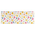 thumbnail image 1 of Yellow Pink Lemon Fruit Leaves White Pattern Kitchen Rug Mat,Kitchen Runner Rugs Non Skid Washable,Decorative Kitchen Floor Mats for Kitchen,Sink,Laundry,17"X47", 1 of 5