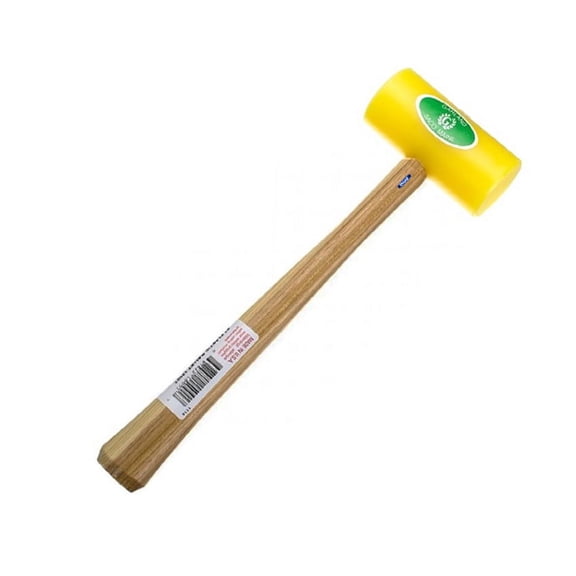 Yellow Plastic Head Mallet 1-1/4" & 4 Oz Hammer Jewelry Non Marring Making Tool