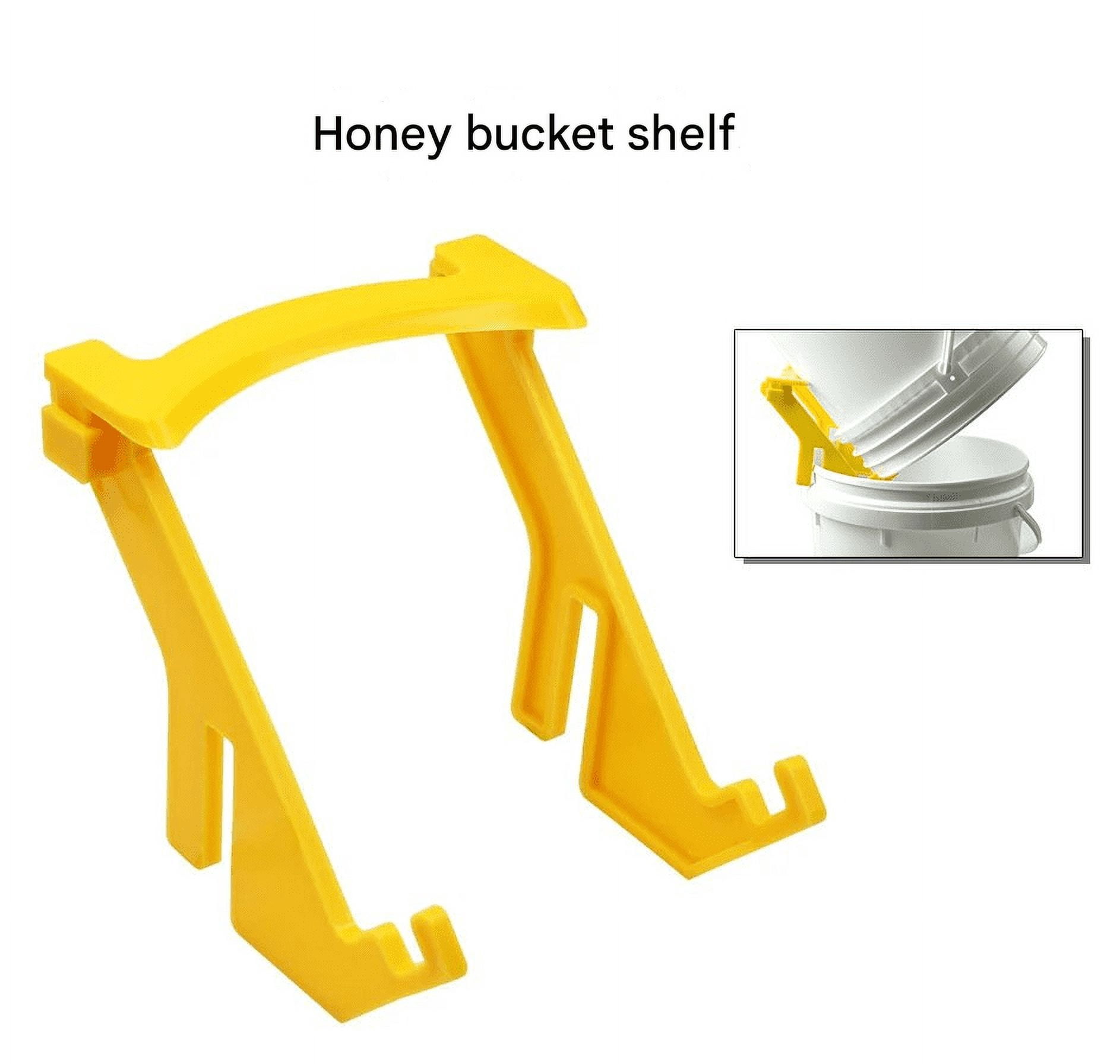 Yellow Plastic Honey Bucket Stand, Honey Draining Rack for Beekeeping ...