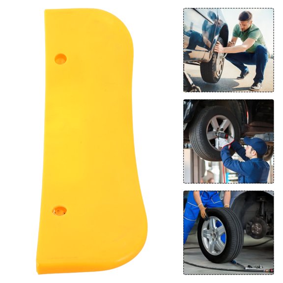 Yellow Plastic Tire Changer Shovel Protector Sleeve for Automotive Wheel Rim Safety