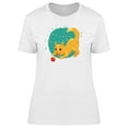 thumbnail image 1 of Yellow Playful Dog Tee Women's -Image by Shutterstock, 1 of 2
