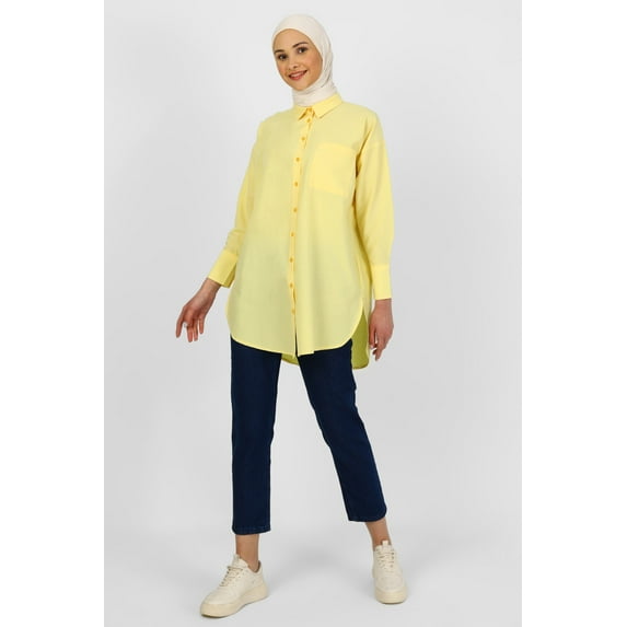 Yellow - Point Collar - Tunic - Refka