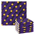thumbnail image 1 of Yellow Polka Dot Pattern Dish Towels 6 Pack Kitchen Cleaning Dish Cloths Absorbent Reuseable Cleaning Cloths 11'' x 11'', 1 of 9